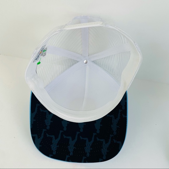 Boco Gear Marathon Training Academy Technical Trucker Mesh Snapback Blue Hat Cap - Picture 6 of 8